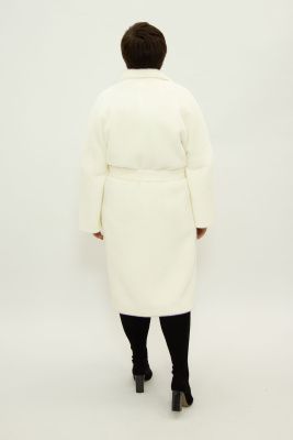 DM-НАПОЛИ Пальто женское белый Dolche Moda
