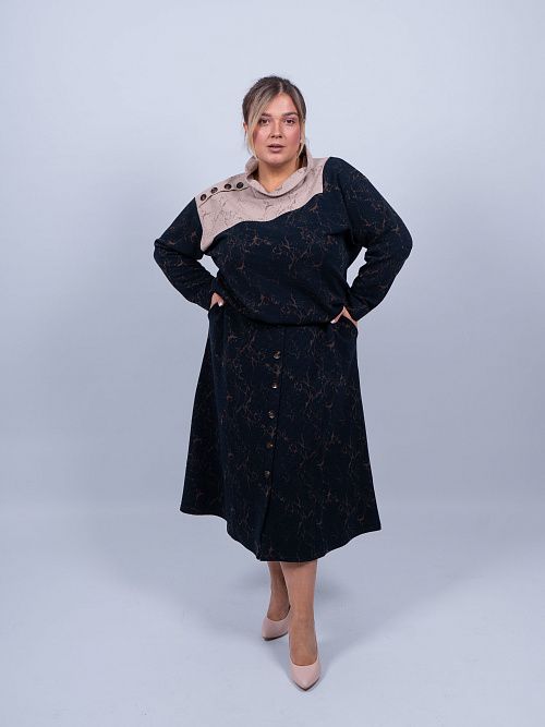 33-140030-1792-40 Комплект Делия синий  КЛЮКVА 