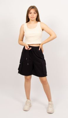8359 Шорты женские черный MODA