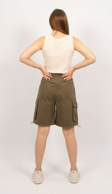 8359 Шорты женские зеленый MODA