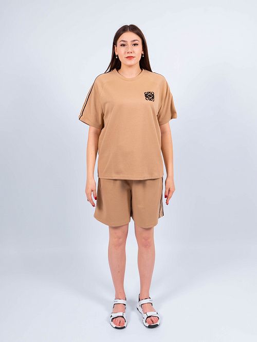 X058 Костюм женский бежевый 365 