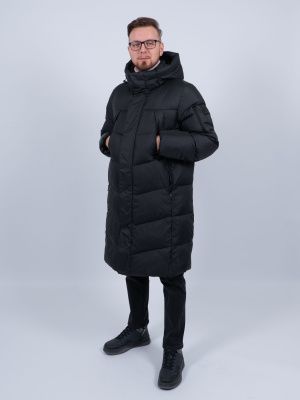 MWD3480I-902 Пальто мужское черный  ICEbear