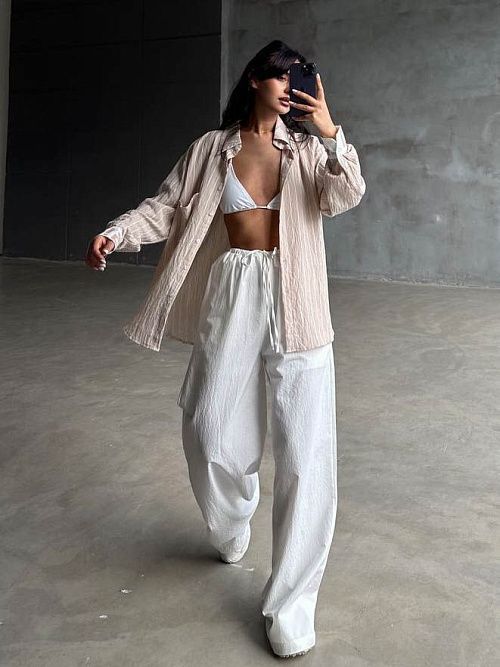 2565 Костюм женский бежевый GIRL 