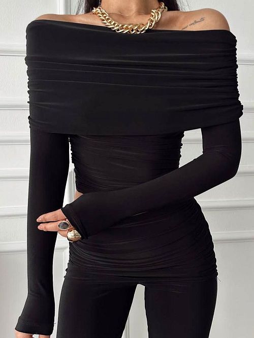 2570 Костюм женский черный GIRL 