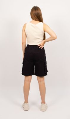 8359 Шорты женские черный MODA